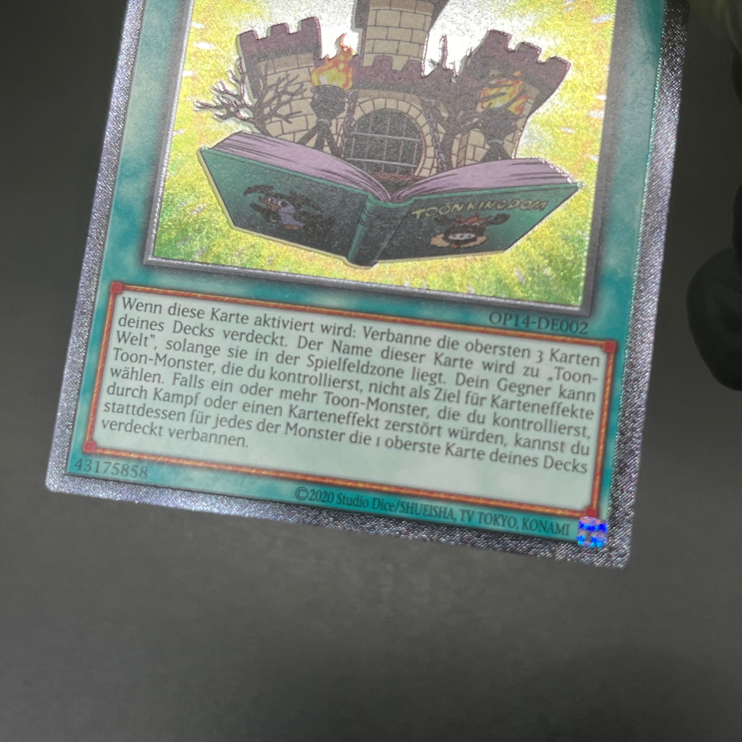 遊戯王　トゥーン・キングダム/レリーフ/ドイツEU版