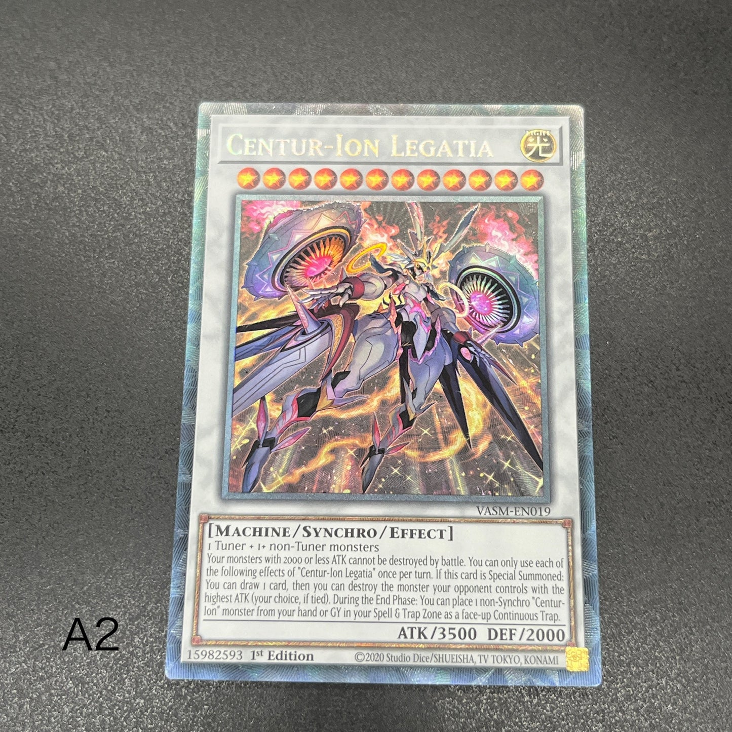 遊戯王　騎士皇レガーティア/コレクターズ/英語/1st/EU版