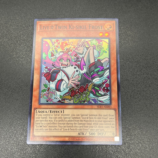 遊戯王　Ｌｉｖｅ☆Ｔｗｉｎ キスキル・フロスト/スーパー/英語/泰亜版