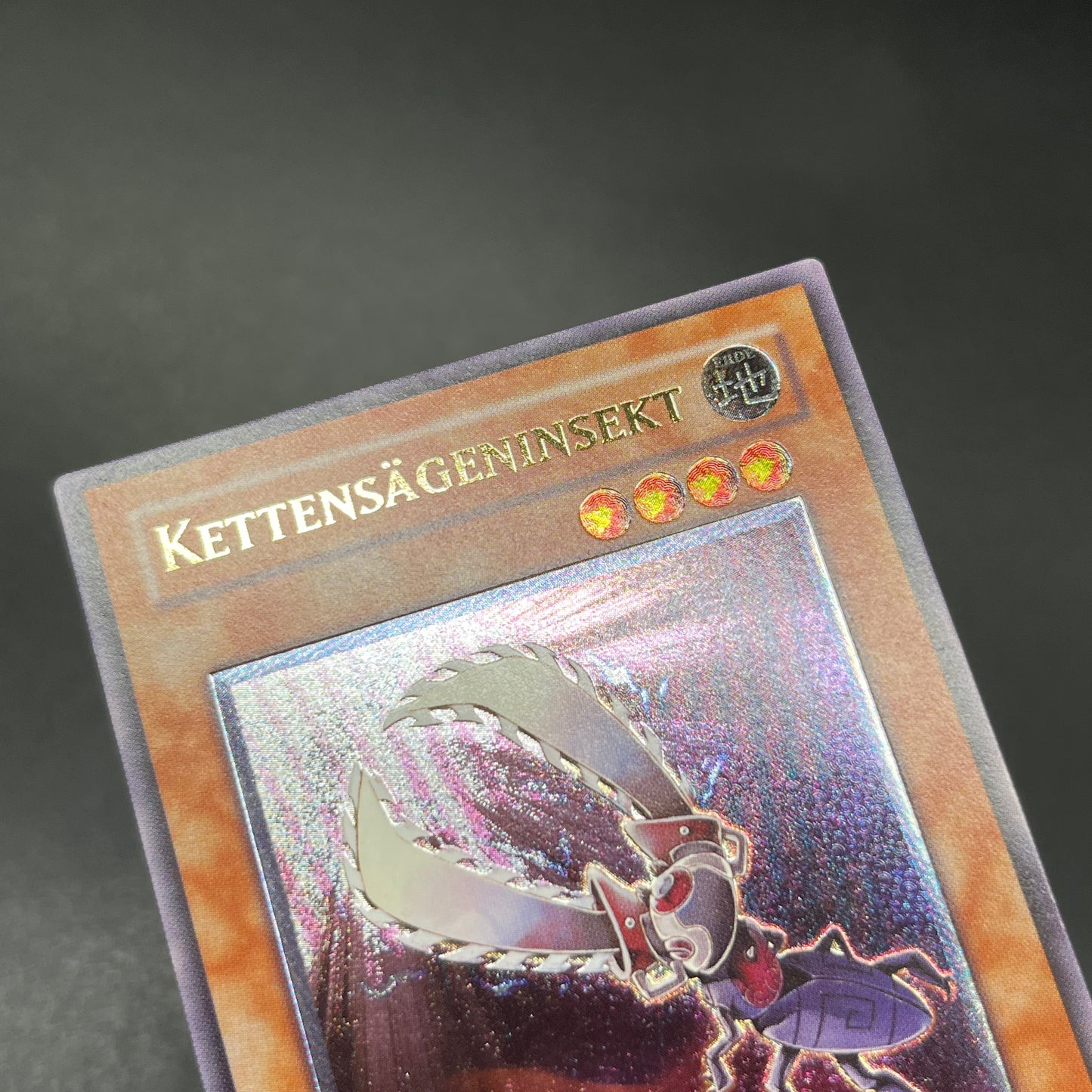 遊戯王　電動刃虫/レリーフ/ドイツ/EU版