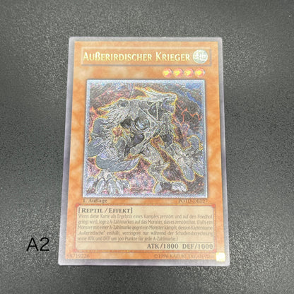 遊戯王　エーリアン・ウォリアー/レリーフ/ドイツ/1st/EU版