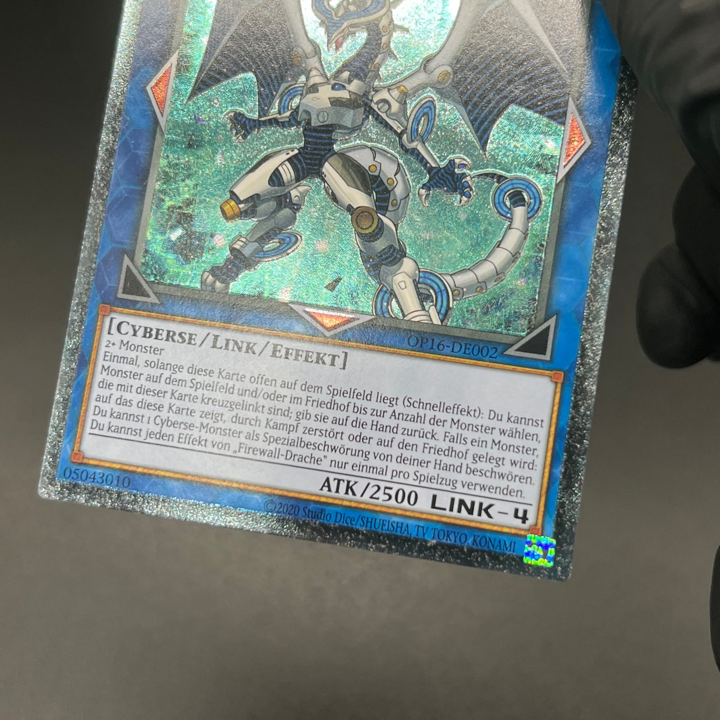 遊戯王　ファイアウォール・ドラゴン/レリーフ/ドイツ/EU版