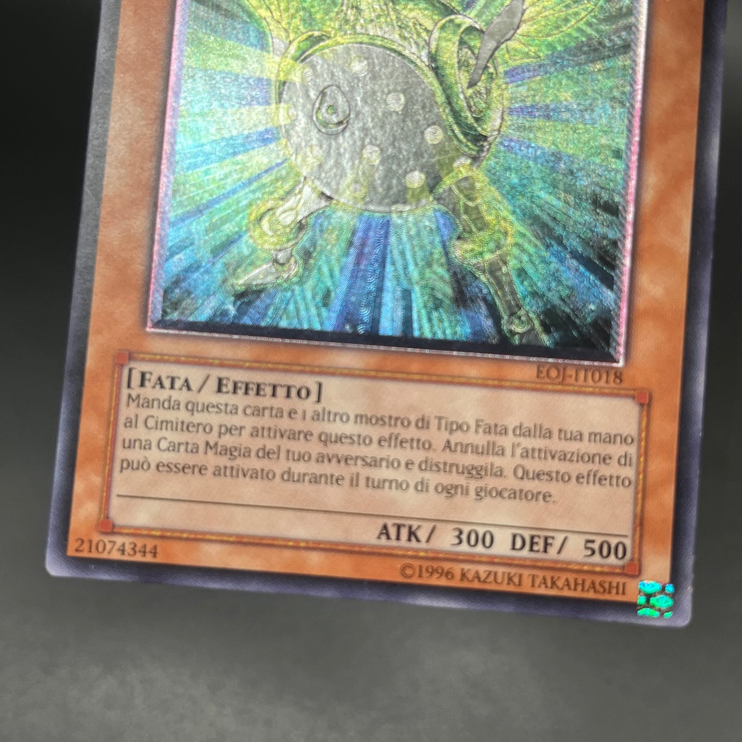 遊戯王　緑光の宣告者/レリーフ/イタリア語/EU版