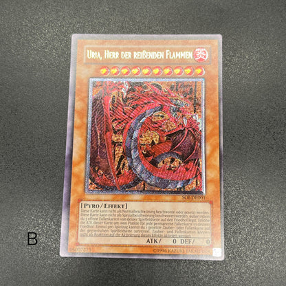 遊戯王　神炎皇ウリア/レリーフ/ドイツ語/EU版