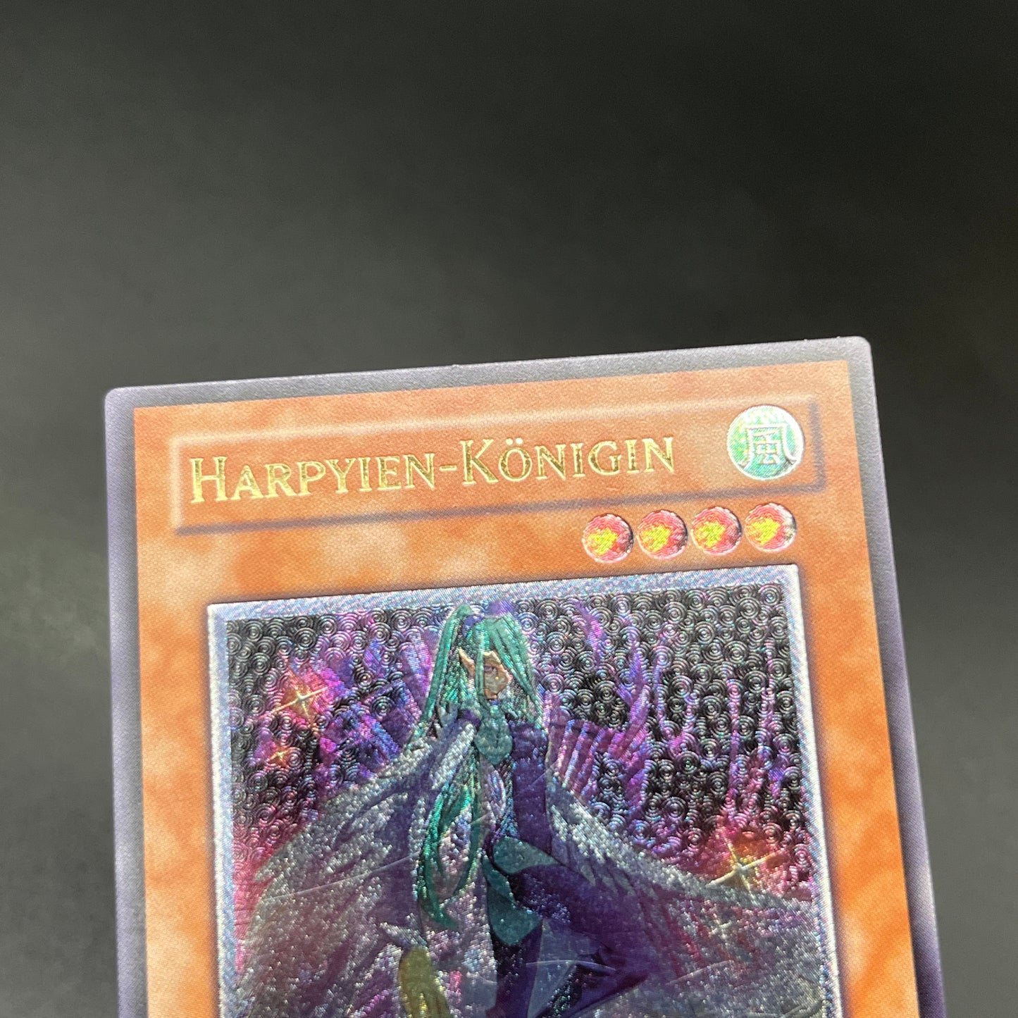 遊戯王　ハーピィ・クイーン/レリーフ/ドイツ語/1st/EU版