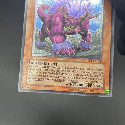 遊戯王　百獣王 ベヒーモス/レリーフ/英語