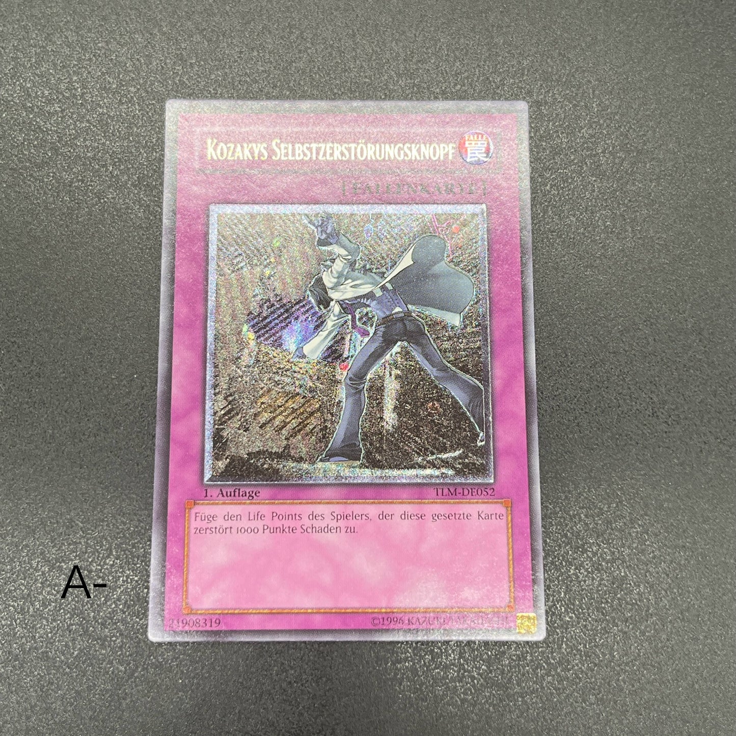 遊戯王　コザッキーの自爆装置/レリーフ/ドイツ語/1st/EU版