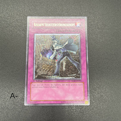 遊戯王　コザッキーの自爆装置/レリーフ/ドイツ語/1st/EU版