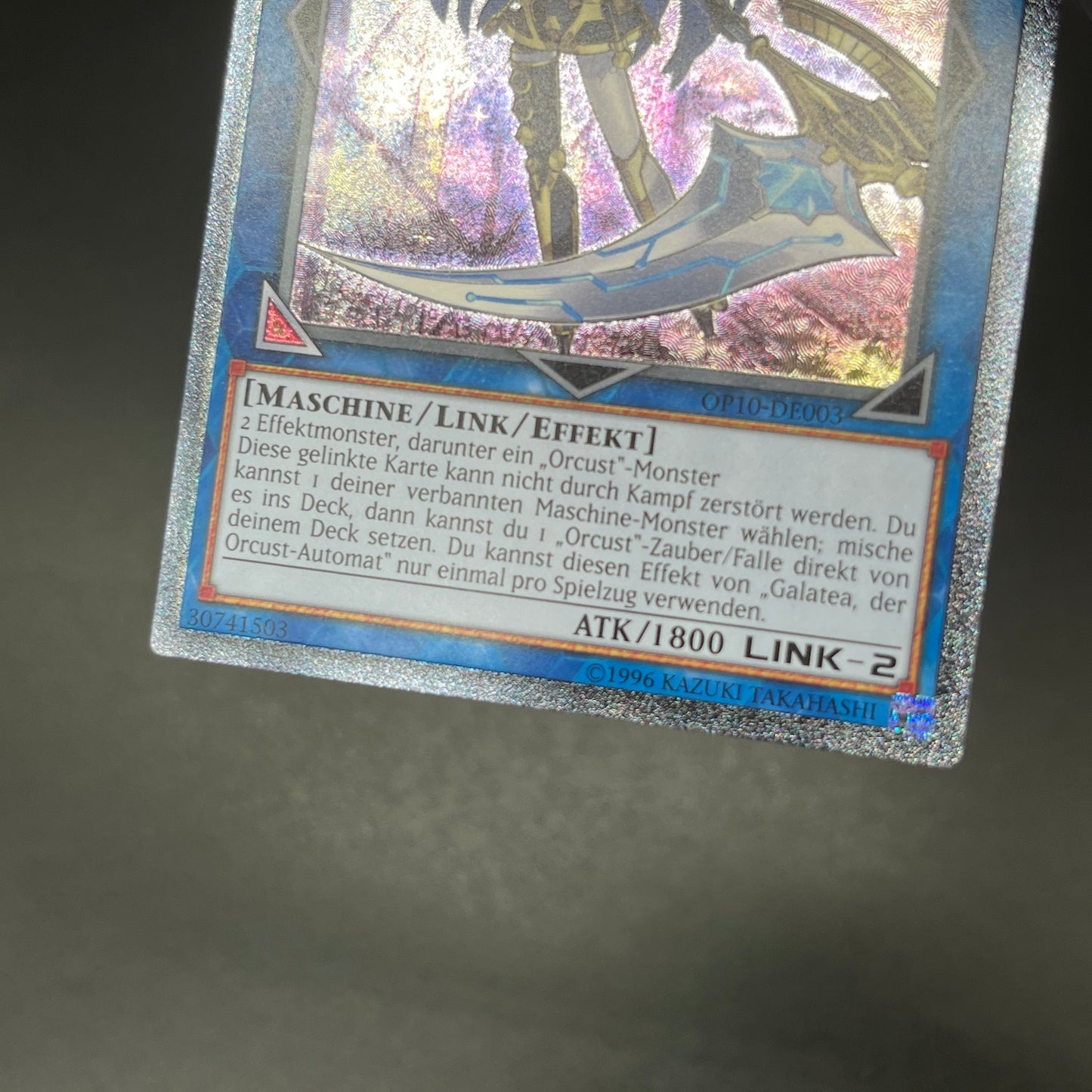 遊戯王　オルフェゴール・ガラテア/レリーフ/ドイツ/EU版