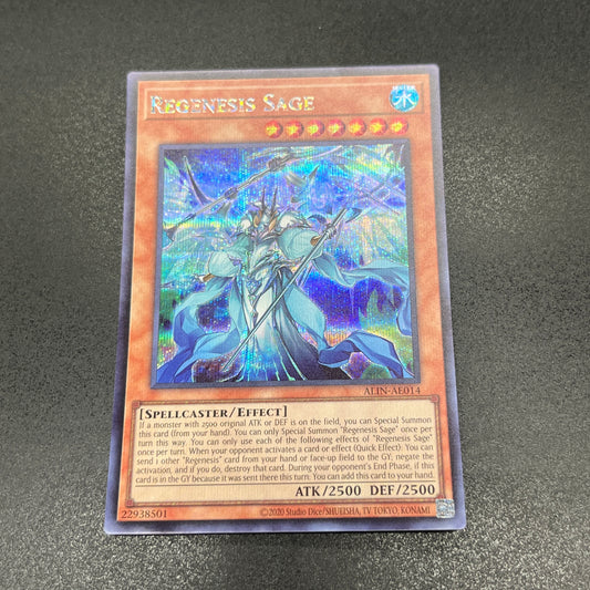 遊戯王　再世の導神 シェモース/シークレット/英語/泰亜版