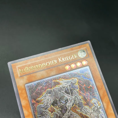 遊戯王　エーリアン・ウォリアー/レリーフ/ドイツ/1st/EU版