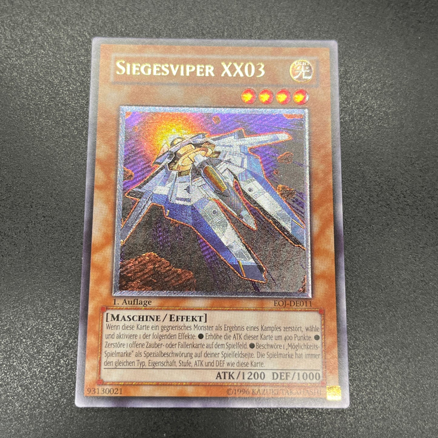 遊戯王　ビクトリー・バイパーＸＸＯ２/レリーフ/ドイツ語/1st/EU版