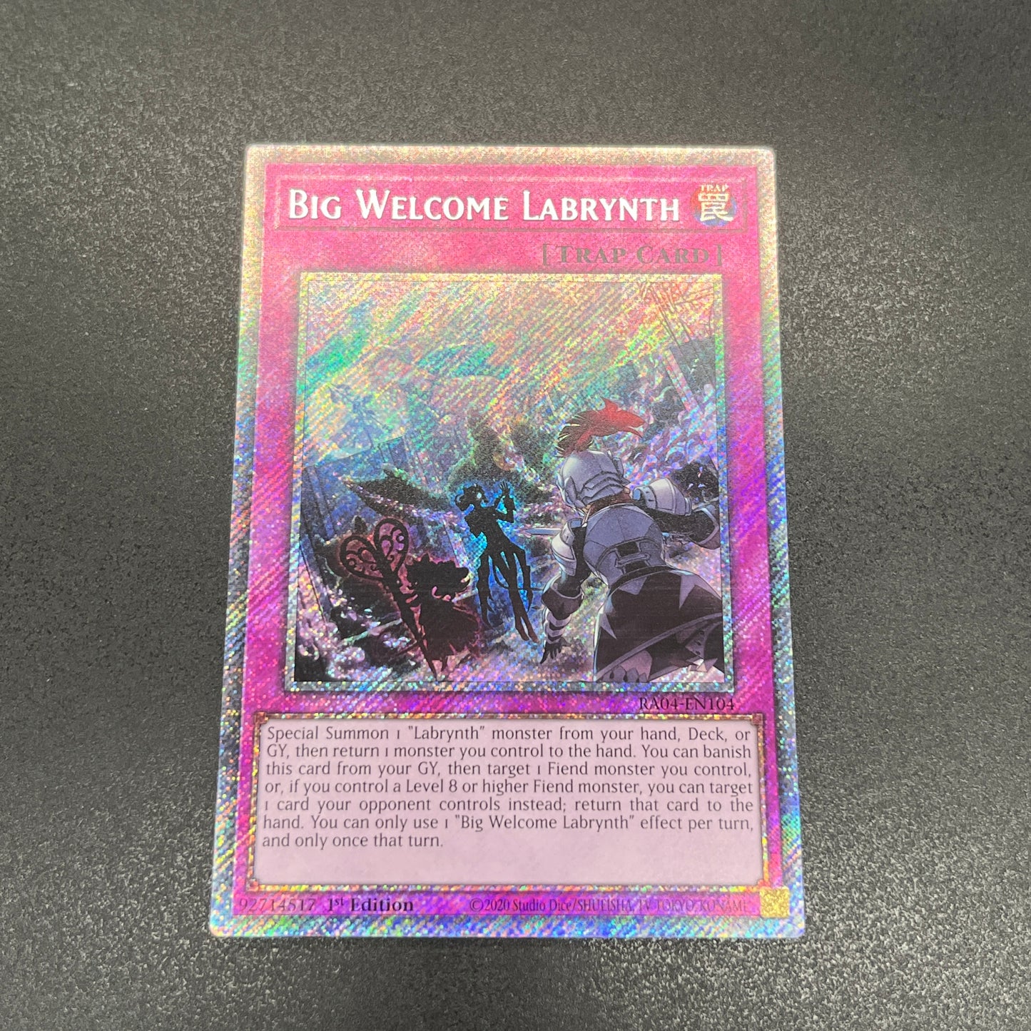 遊戯王　ビッグウェルカム・ラビュリンス/プラチナ/英語/1st/EU版