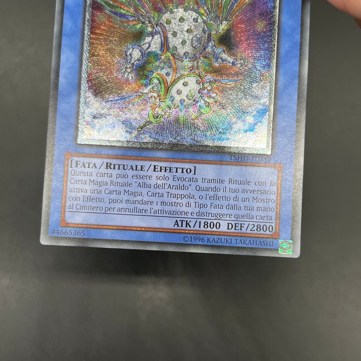 遊戯王　神光の宣告者/レリーフ/イタリア語/EU版