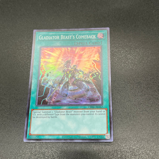 遊戯王　再起する剣闘獣/スーパー/英語/泰亜版