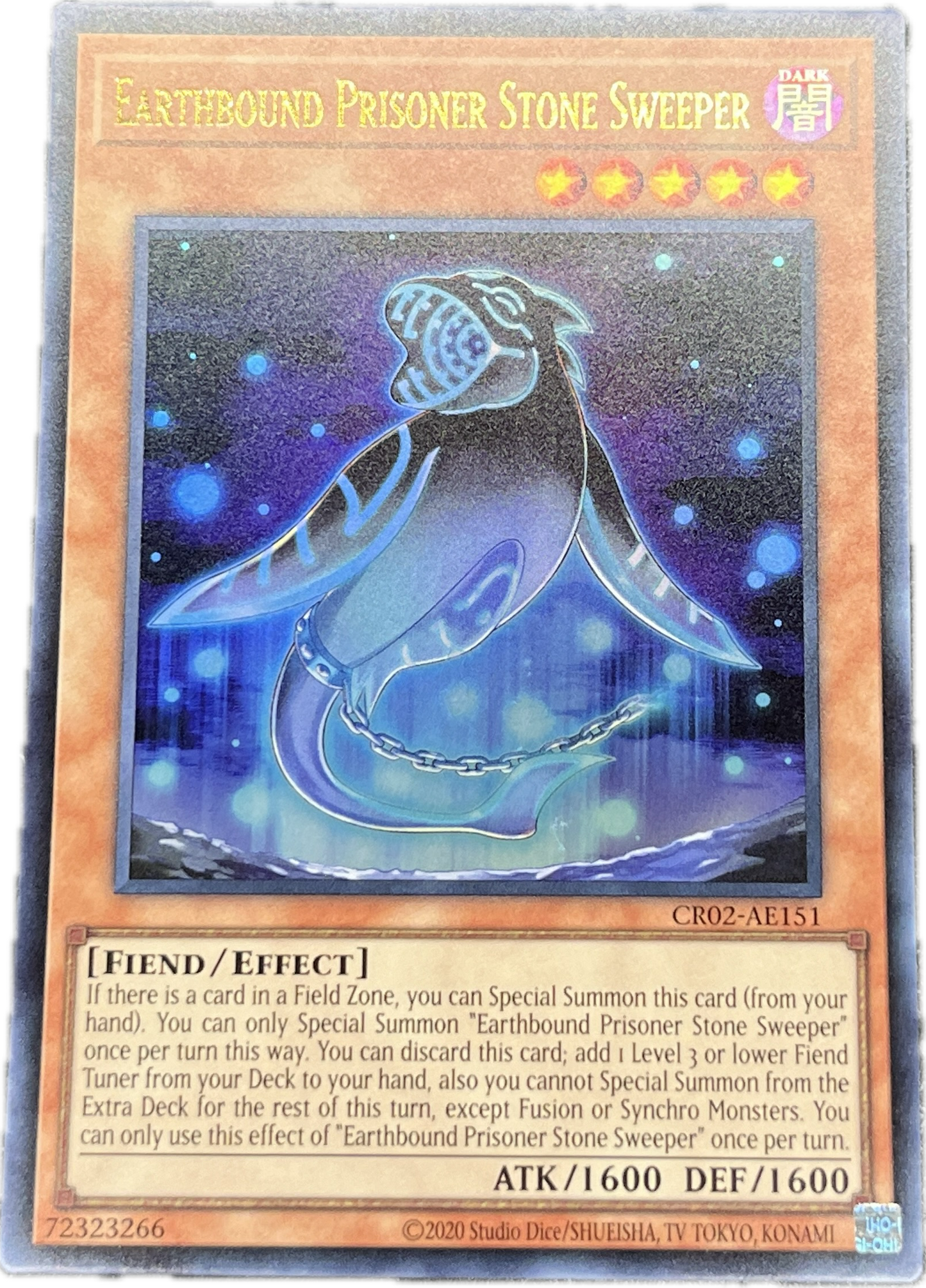 遊戯王　地縛囚人 ストーン・スィーパー/ウルトラ/英語/泰亜版