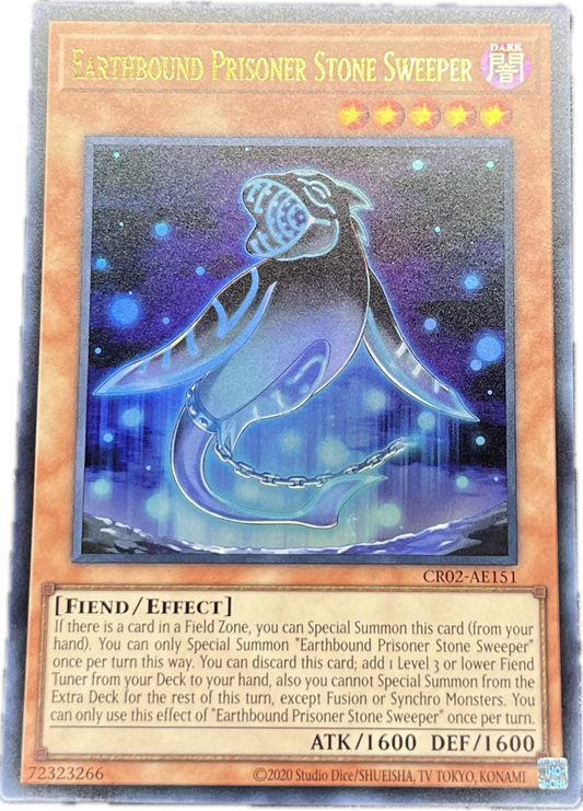 遊戯王　地縛囚人 ストーン・スィーパー/ウルトラ/英語/泰亜版