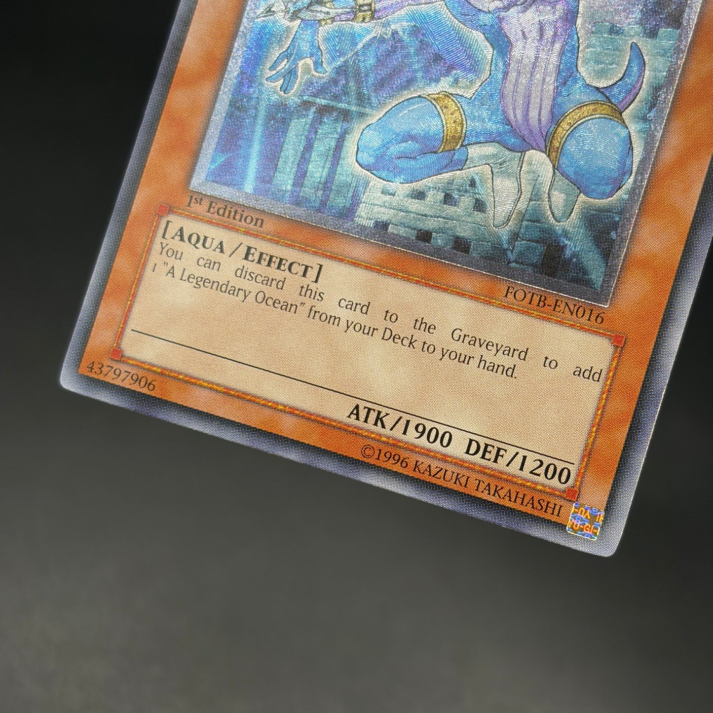 遊戯王　アトランティスの戦士/レリーフ/英語/1st/北米版