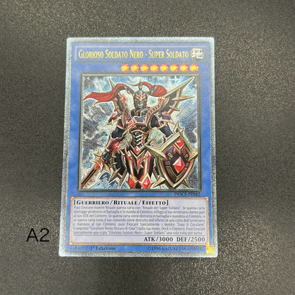 遊戯王　超戦士カオスソルジャー/レリーフ/イタリア語/1st/EU版