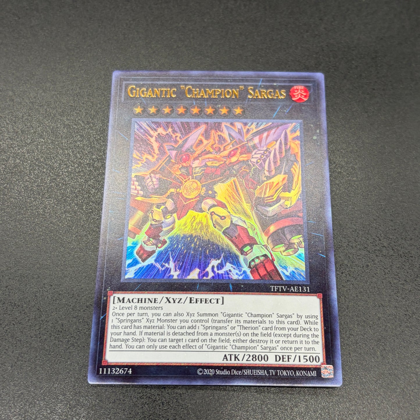 遊戯王　ギガンティック“チャンピオン”サルガス/ウルトラ/英語/泰亜版