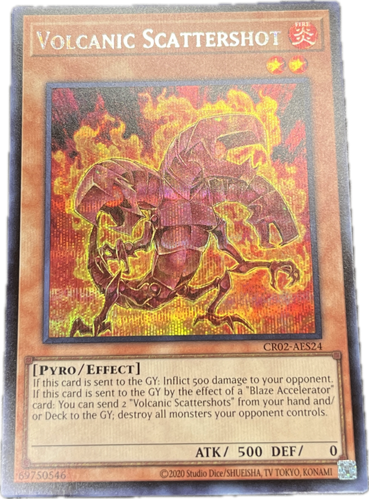 遊戯王　ヴォルカニック・バックショット/シークレット/英語/泰亜版