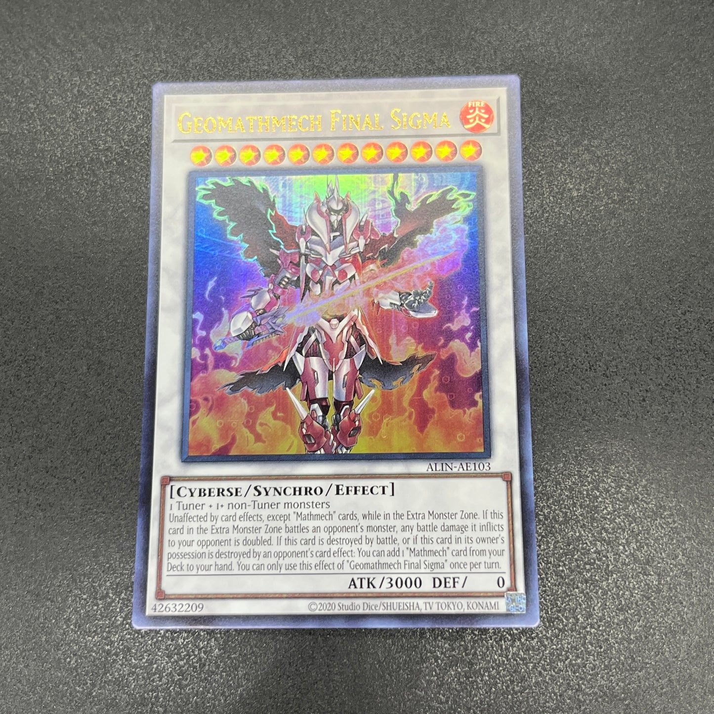 遊戯王　炎斬機ファイナルシグマ/ウルトラ/英語/泰亜版