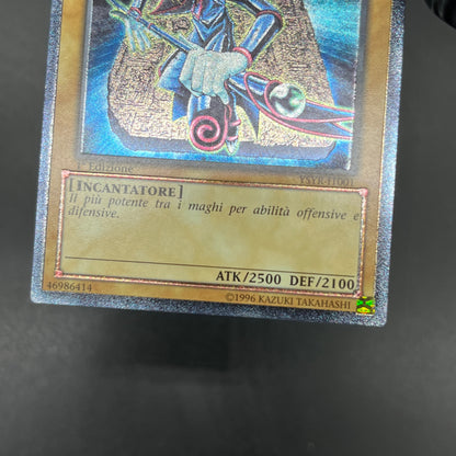 遊戯王　ブラック・マジシャン/レリーフ/イタリア語/1st/EU版