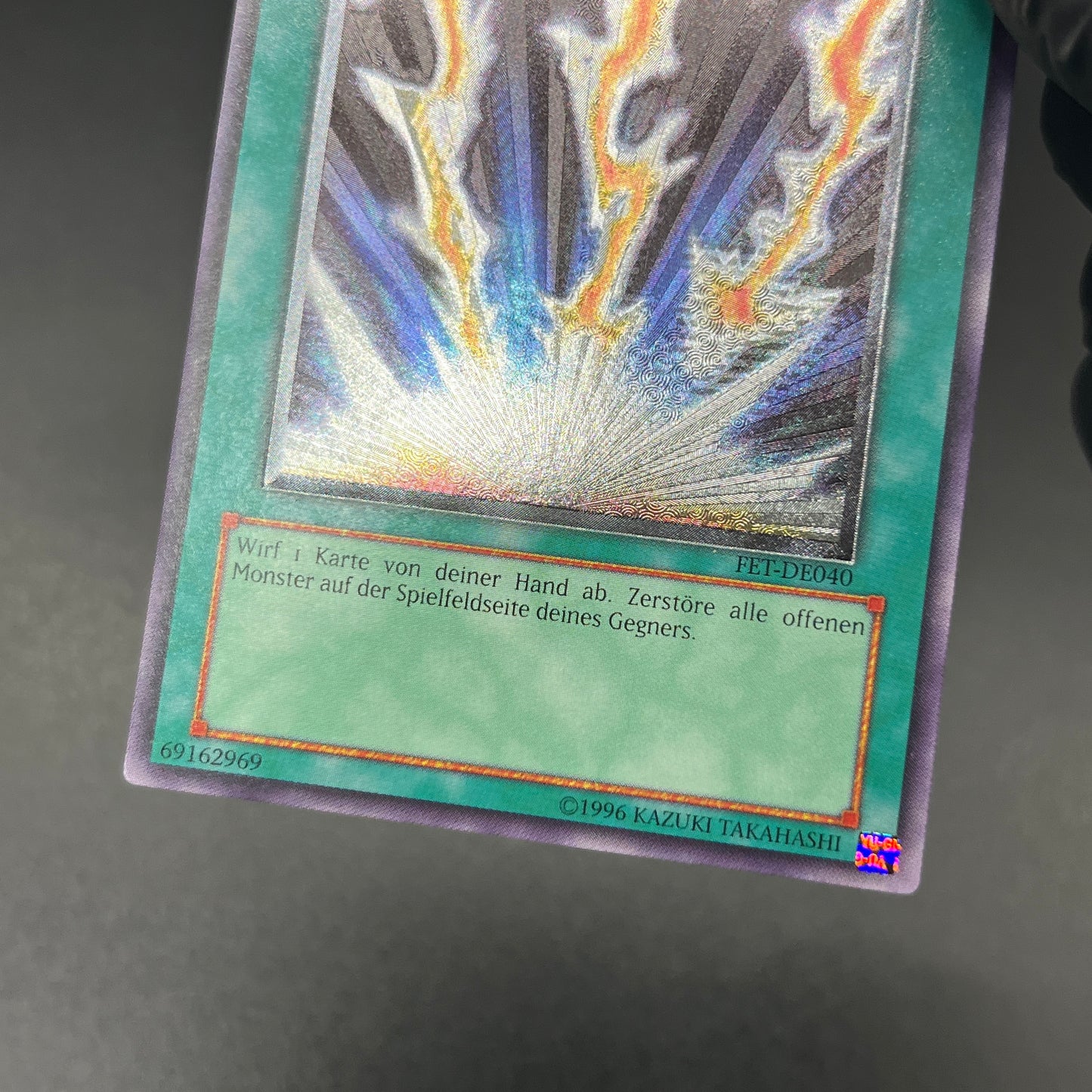 遊戯王　ライトニング・ボルテックス/レリーフ/ドイツ語/EU