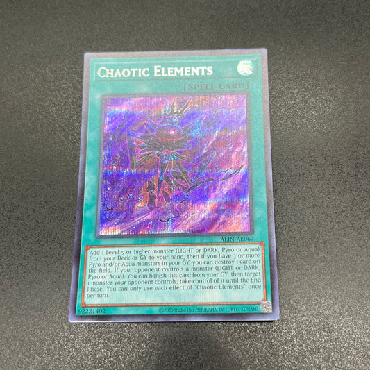 遊戯王　カオティック・エレメンツ/シークレット/英語/泰亜版