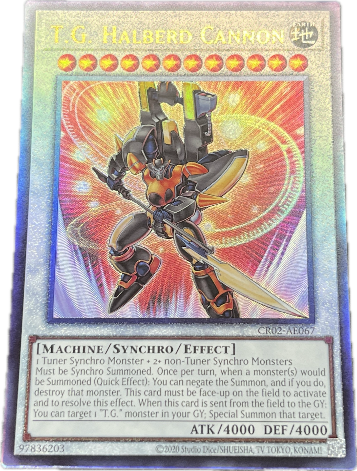 遊戯王　ＴＧ ハルバード・キャノン/レリーフ/英語/泰亜版