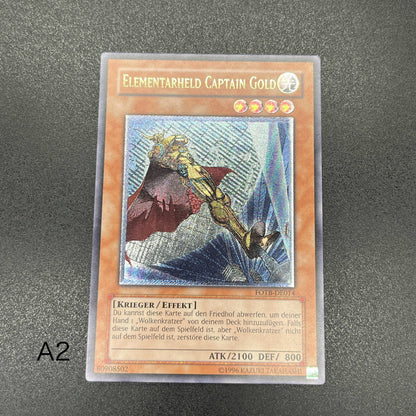 遊戯王　Ｅ・ＨＥＲＯ キャプテン・ゴールド/レリーフ/ドイツ語/EU版
