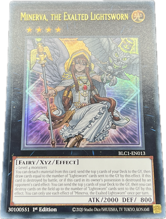 遊戯王　ライトロード・セイント ミネルバ/ウルトラ/英語/1st/EU