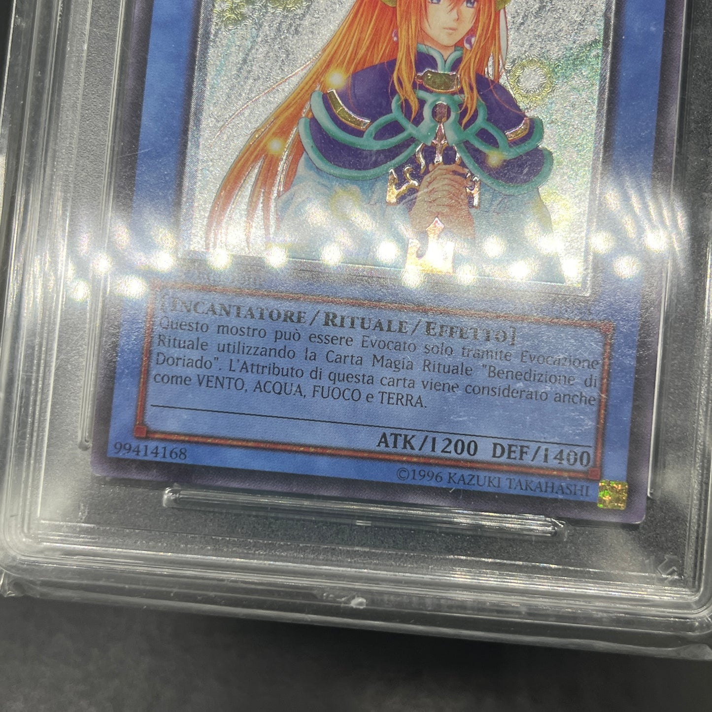 遊戯王　精霊術師ドリアード/レリーフ/イタリア/1st/EU版