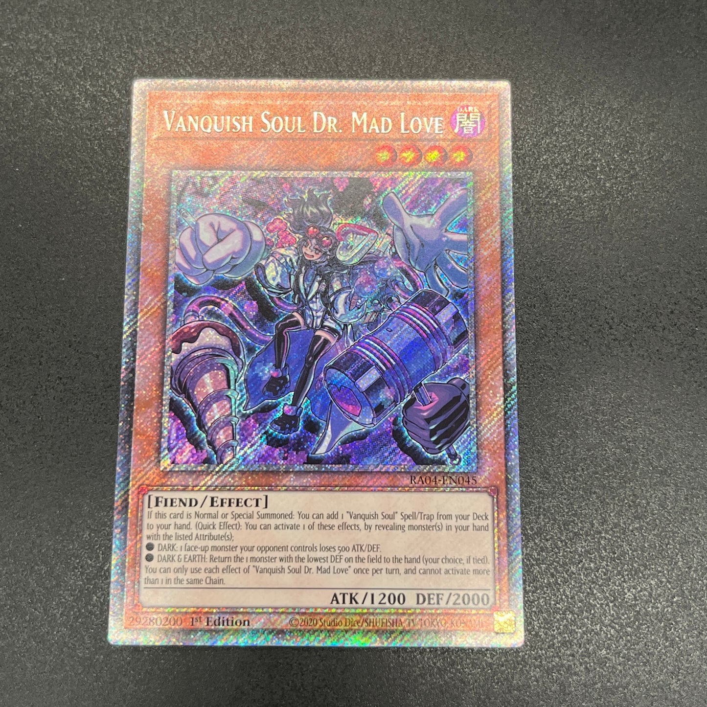 遊戯王　ＶＳ Ｄｒ.マッドラヴ/プラチナ/英語/1st/EU版