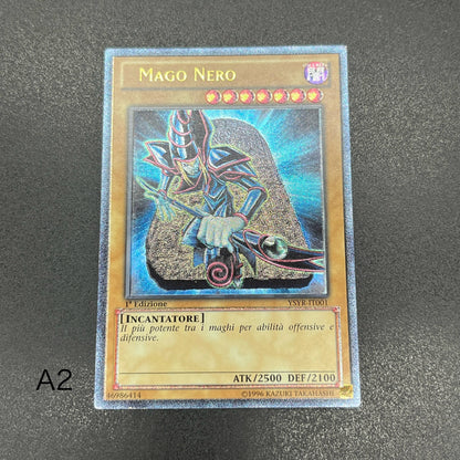遊戯王　ブラック・マジシャン/レリーフ/イタリア語/1st/EU版