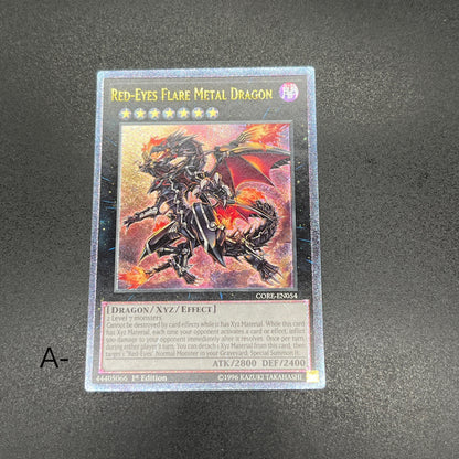 遊戯王　真紅眼の鋼炎竜/レリーフ/英語/1st/EU版