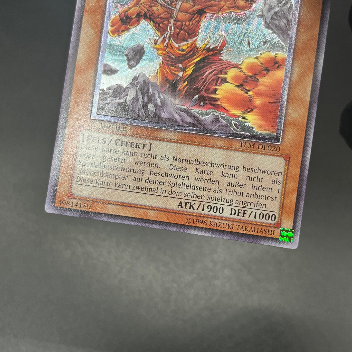 遊戯王　マスターモンク/レリーフ/ドイツ語/1st/EU版