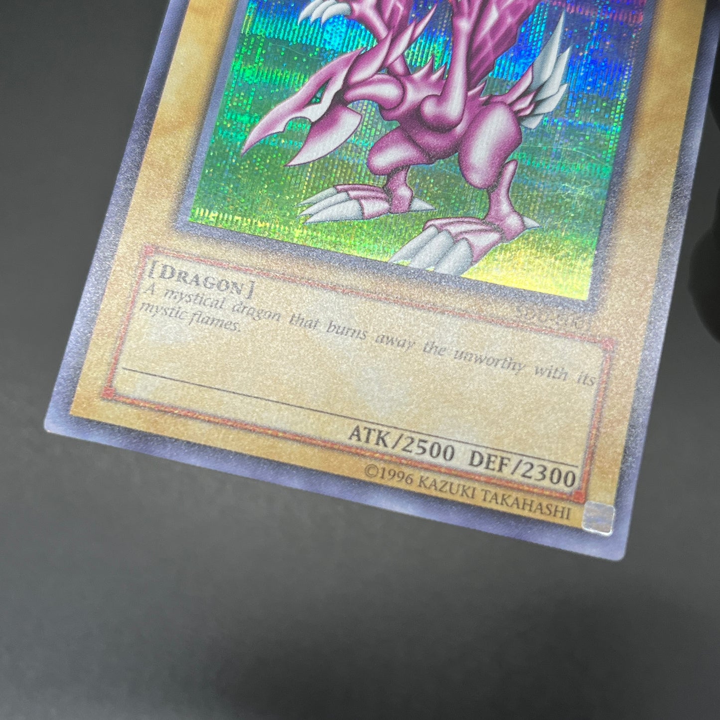 遊戯王　ホーリー・ナイト・ドラゴン/シークレット/英語