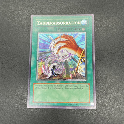 遊戯王　魔法吸収/レリーフ/ドイツ語/EU版