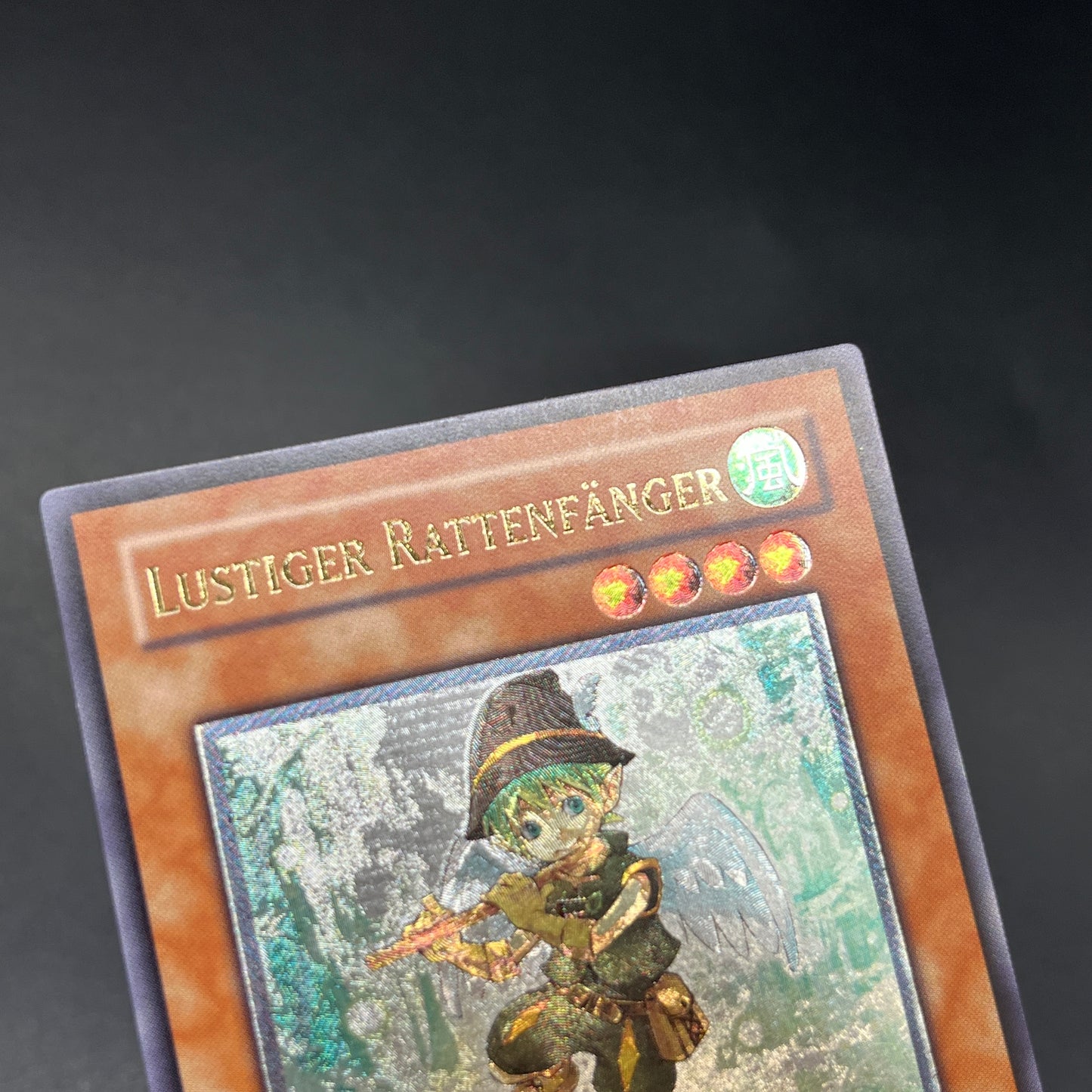 遊戯王　幸運の笛吹き/レリーフ/ドイツ/1st/EU版