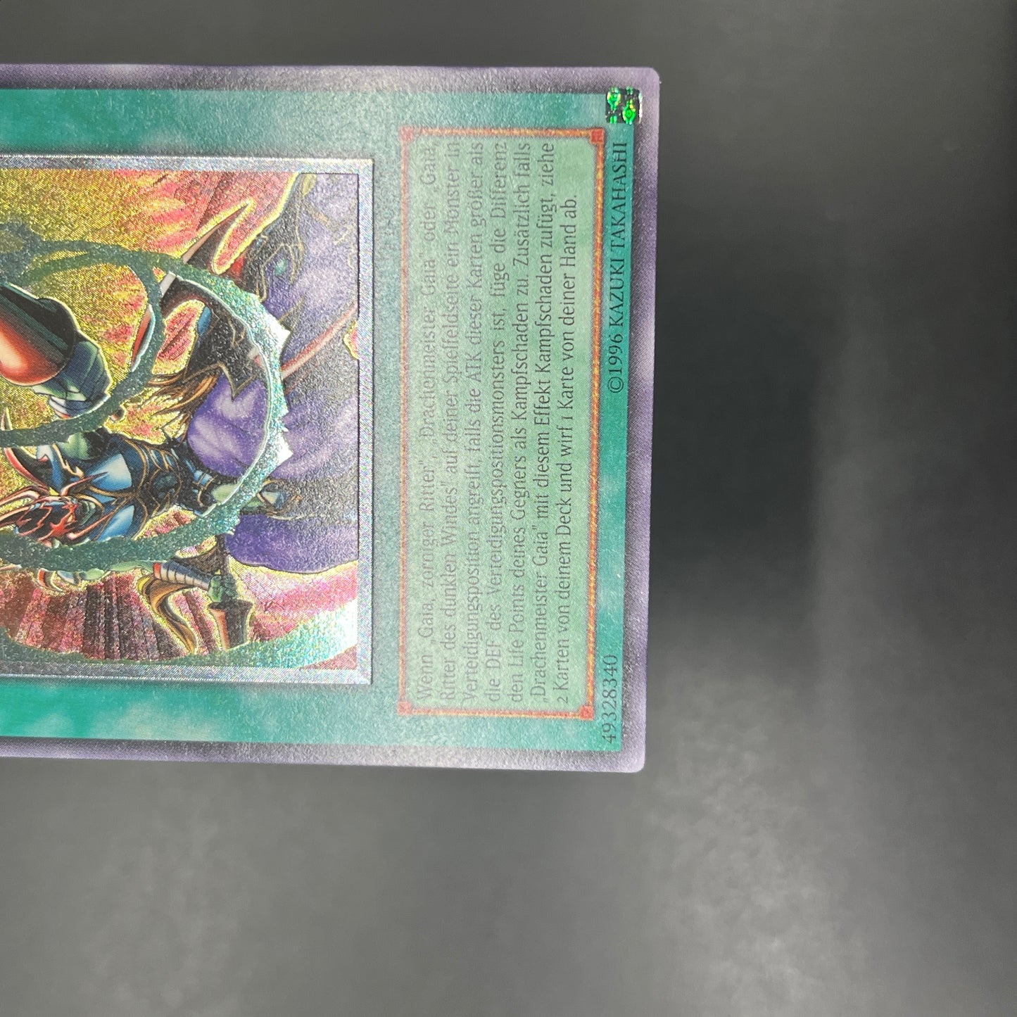 遊戯王　螺旋槍殺/レリーフ/ドイツ語/EU版