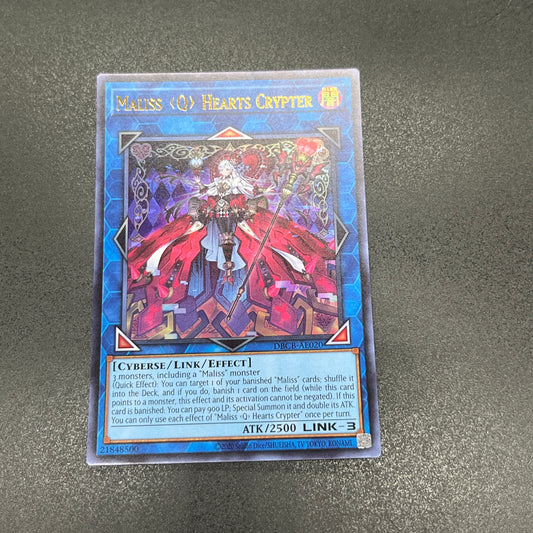 遊戯王　Ｍ∀ＬＩＣＥ＜Ｑ＞ＨＥＡＲＴＳ ＯＦ ＣＲＹＰＴＥＲ/ウルトラ/英語/泰亜版