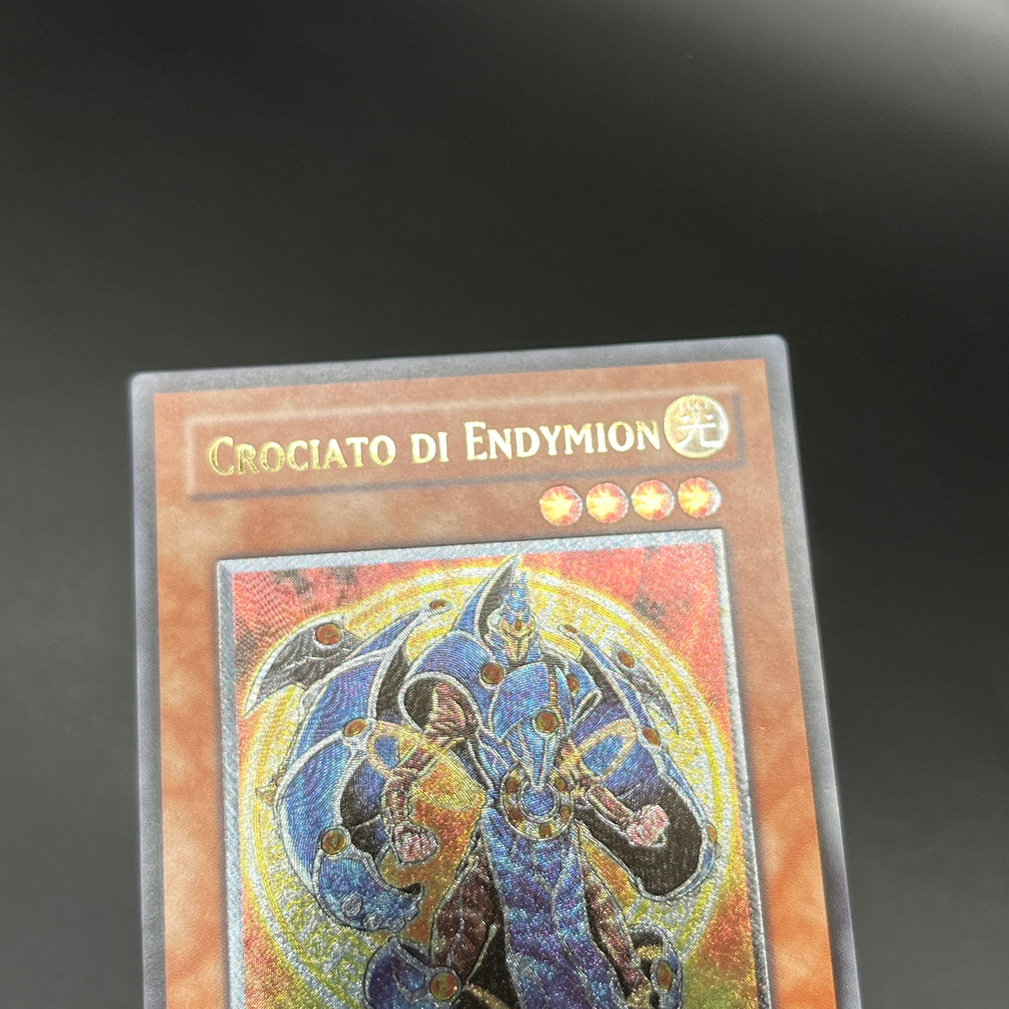 遊戯王　クルセイダー・オブ・エンディミオン/レリーフ/イタリア/EU版