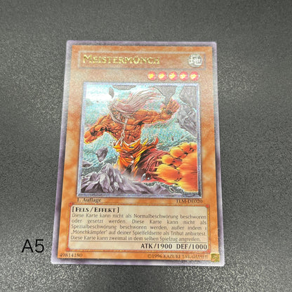 遊戯王　マスターモンク/レリーフ/ドイツ語/1st/EU版
