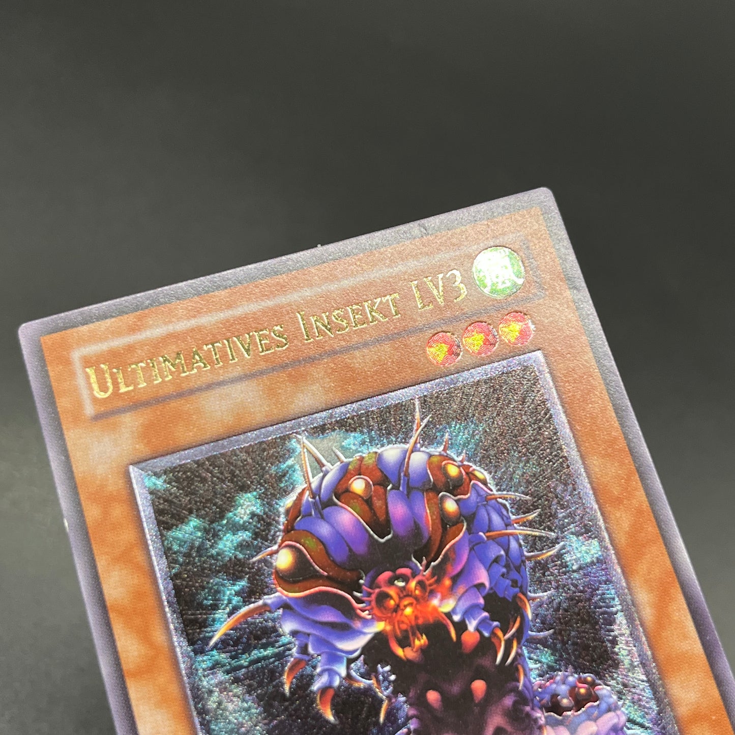 遊戯王　アルティメット・インセクト ＬＶ３/レリーフ/ドイツ/EU版