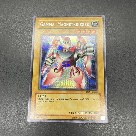 遊戯王　磁石の戦士γ/シークレット/ドイツ