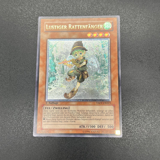 遊戯王　幸運の笛吹き/レリーフ/ドイツ/1st/EU版