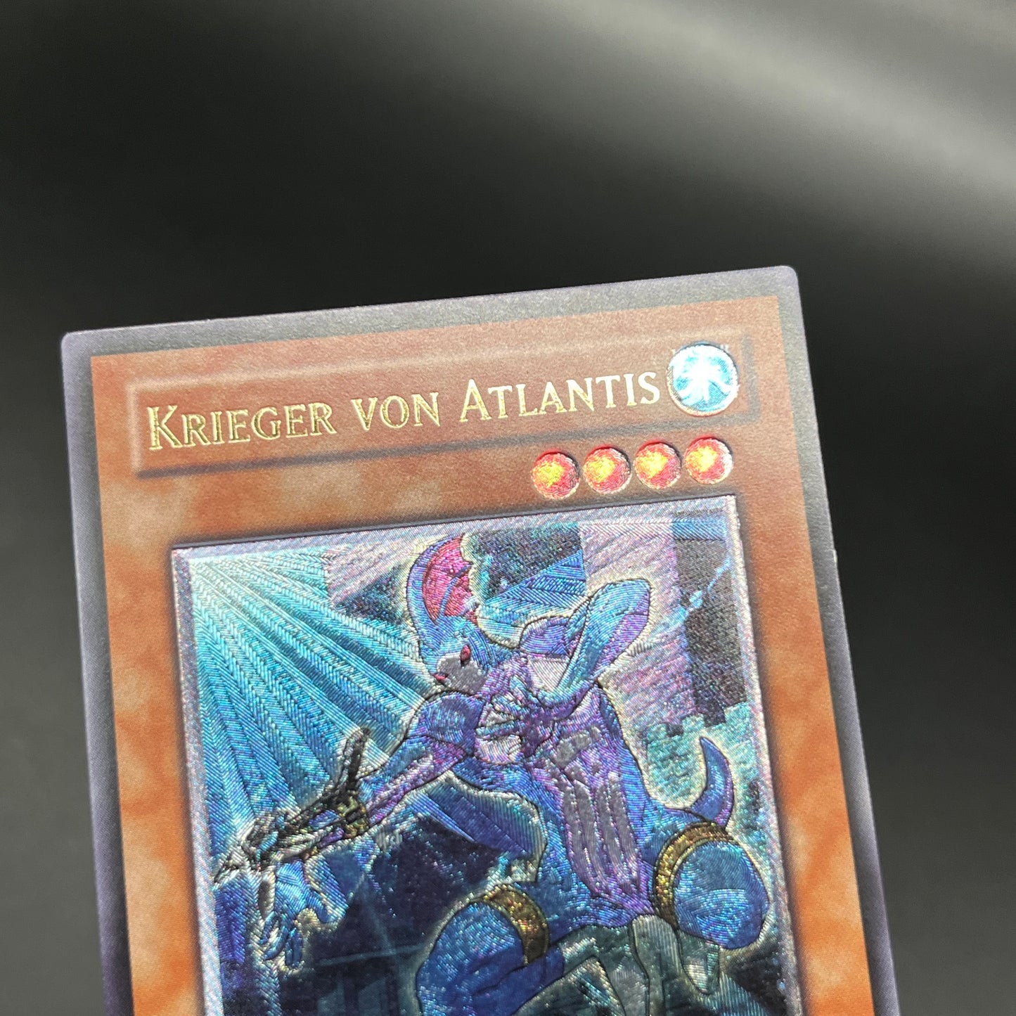 遊戯王　アトランティスの戦士/レリーフ/ドイツ語/EU版