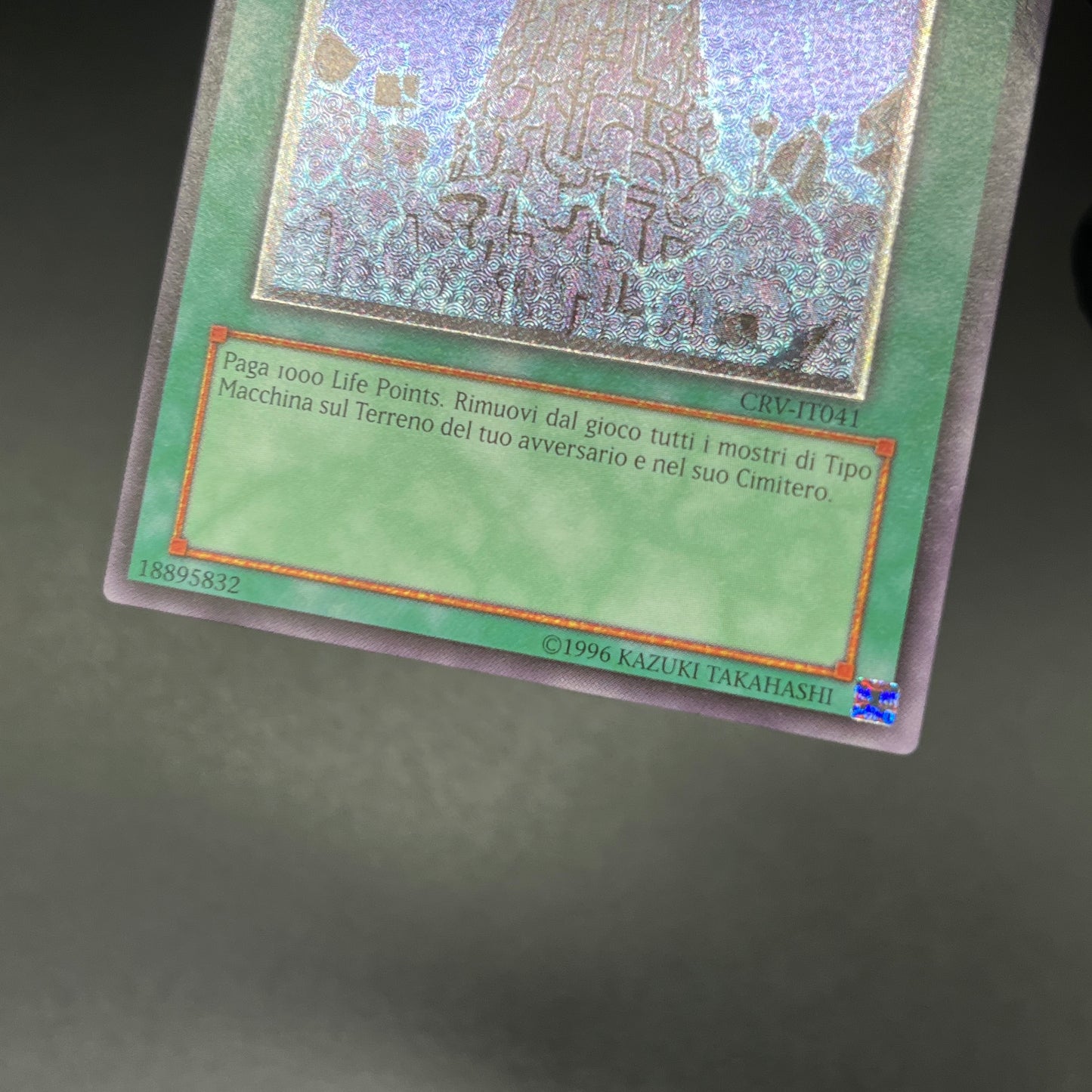 遊戯王　システム・ダウン/レリーフ/イタリア語/EU版