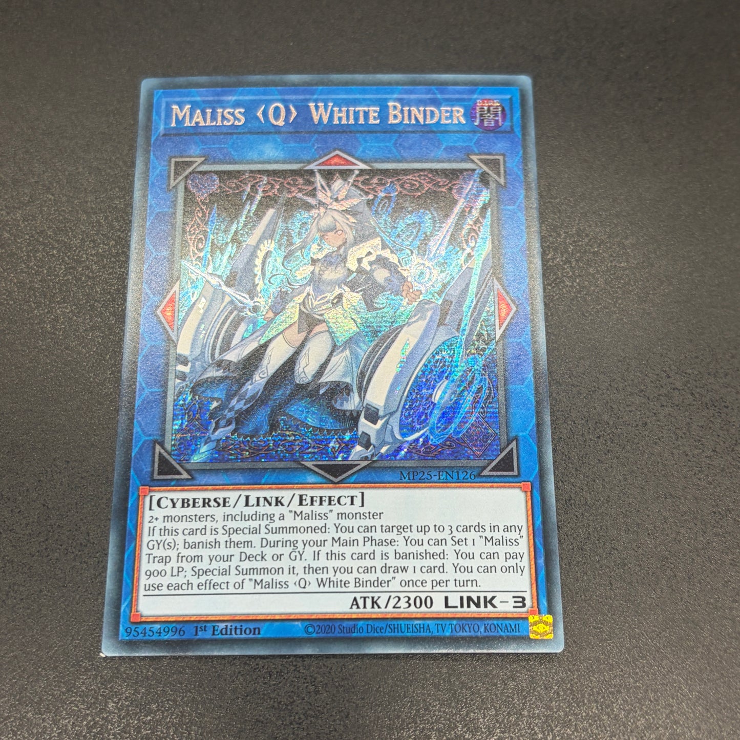 遊戯王　Ｍ∀ＬＩＣＥ＜Ｑ＞ＷＨＩＴＥ ＢＩＮＤＥＲ/シークレット/1st/英語